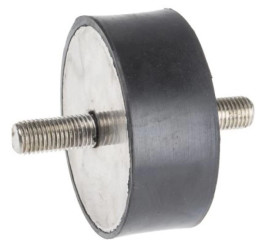 Mocowanie antywstrząsowe, M16, Ø 100mm, materiał: Guma naturalna 55Shore A, RS PRO