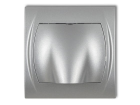 LOGO Wypust kablowy srebrny metalik 7LWPK KARLIK