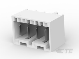 Listwa stykowa PCB 4-pinowe RAST raster: 5 mm Pionowy 1-rzędowe TE Connectivity Płyta250 V W osłonie