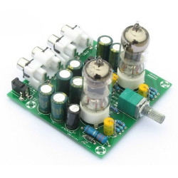 HI-FI Electron Tube Audio Preamplifier - 12V AC - Phono - DIY Kit