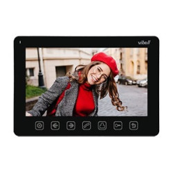 ,Wideo monitor bezsłuchawkowy, kolorowy, LCD 7” do zastosowania w systemach VIBELL, czarny,OR-VID-EX-1057MV/B