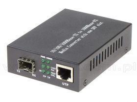 Media konwerter SFP 10/100/1000M RJ-45/slot SFP 100/1000M (Wave Optics WO-KGA-SFP)
