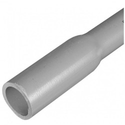 Rura odgromowa sztywna RCOM 20mm gładka kielichowa (ścianka 4mm) 1250N szara 2m ELMARK