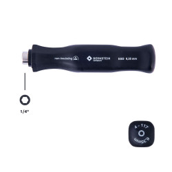 Rączka wkrętaka rozmiar końcówki: 1/4 in, grot sześciokątny Bernstein Uchwyt wkrętaka