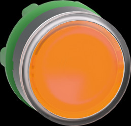 ZB5AW353 Illuminated push-button, front element, Harmony XB5, 22 mm, oran