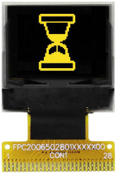 Wyświetlacz graficzny Display Elektronik EAW064048-XALG zielono-żółty 64 x 48 Pixel (S x W x G) 18.50 x 18.10 x 1.3 mm