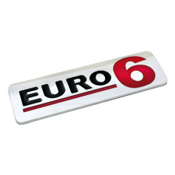 Emblemat EURO 6 naklejka 3D 170x50mm