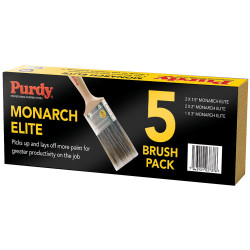Purdy ME5 Monarch&#x2122; Elite&#x2122; Paint Brush Set, 5 Piece