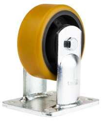 Koło samonastawne średnica kabla 125mm Płyta Tente 550kg wysokość całkowita 170mm