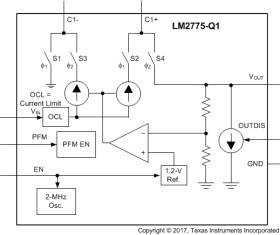 Automotive, 2.7-V to 5.5-VIN, 200-mA output current, 5-V fixed output voltage doubler