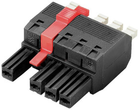 Weidmüller 2630750000 Obudowa złącza pin żeńskiego na kabel BVFL 7.62HP/06/180MF4 SN BK BX, piny: 6, 39 A, 36 szt.