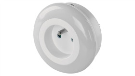 Lampka Nocna Led Do Gniazdka 230V Z Czujnikiem Zmierzchu P3320