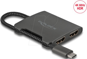 87778 USB Type-C™ Splitter (DP Alt Mode) to 2 x HDMI MST 4K 60 Hz