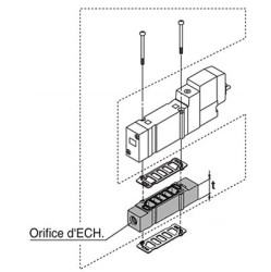 Podkładka dystansowa zasilacza SMC Podkładka dystansowa SY7000