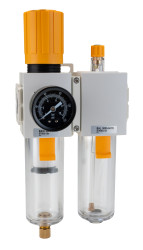Smarownica z reduktorem i filtrem, Ręczny, G 1/2, 40μ, EA3000, RS PRO