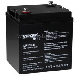 CP 6100 akumulator żelowy 6V 100 Ah VIPOW