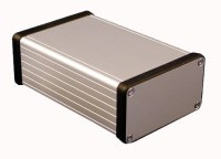 GAL1455K1201 Obudowa z aluminium wymiary: 120x78x43mm - dekle aluminiowe, jasne