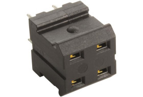 Wtyk PCB 4-pinowe raster: 5.08mm 2-rzędowe HARTING