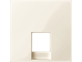 MERTEN SYSTEM M Płytka czołowa mechanizmu gniazda telefonicznego RJ11/RJ12 kremowy MTN469644 SCHNEIDER ELECTRIC