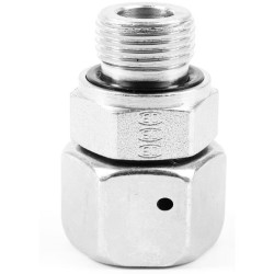 Złączka hydrauliczna, Złacze A: Stożek męski 24° DIN, Złacze B: BSPP męski, Stal, 420bar