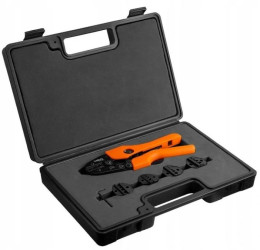 Szczypce do zaciskania końcówek zestaw 5 szczęk 01-537