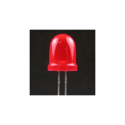 Dioda LED 8mm czerwona DIFFUSED L-793ID
