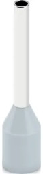 Insulated wire end ferrule, 0.75 mm², 16 mm/10 mm long, DIN 46228-4, UL 486F-E, gray, 2100117