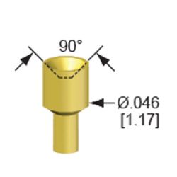 Igła testowa 075-PRG2522S, raster 75MIL (1,91mm)