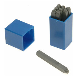 Priory PRI1803 180- 3.0mm Set of Number Punches 1/8in