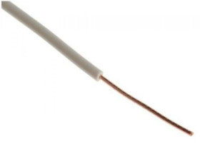 Przewód montażowy 0,5 mm² Biały RS PRO PVC 20 AWG dł. 100m 1/0,8 mm