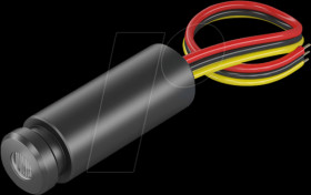 70104905 Dot laser module, red, 650 nm, 5 VDC, 12x34 mm, class 2