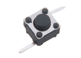 10 pcs TACT Switch Microswitch 6x6mm h=4.3mm 2-pin