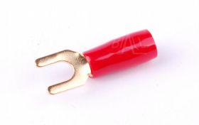 ZKW8-6.5R Końcówka widełkowa złocona M6