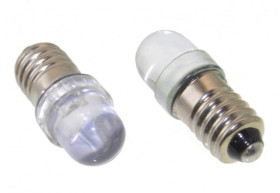 LED E10 12V NIEBIESKA