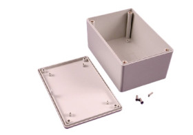 Obudowa ogólnego użytku ABS szerokość zew. 81 mm długość zew. 122 mm wys. zew. 56 mm Hammond IP54