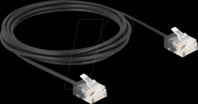 80373 Patch cable Cat.6 UTP Ultra Slim 3 m black