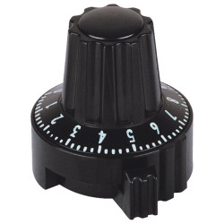 Mentor 4332.6031 Plastic Locking Knob With Collet Fixing - With Marking