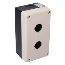 FB2W-211Z Beige 2 Hole 140mm Control Station Enclosure IDEC