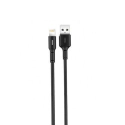 KABEL WTYK USB A - WTYK IPHONE 1,0M 3,0A XO NB112 CZARNY (IPH-10-NB112B)