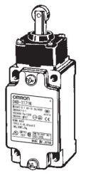 D4B-4171N, Wyłącznik krańcowy bezpieczeństwa, styki 1NC/1NO (styki migowe), rolka, kanał przewodowy M20x1.5, OMRON, D4B4171N zam