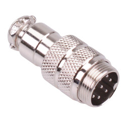 8 Way M16 Male Circular Connector Socket 4A