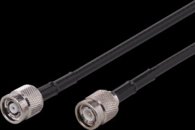 Connection cable, plug, straight to plug, straight, grommet black, 10 m, E80332