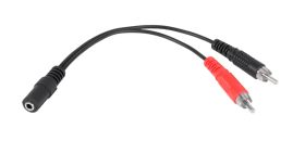 3.5 GNIAZDO NA 2xRCA WTYK