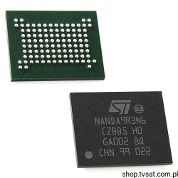 NANDA9R3N6CZBB5E Combo 1Gbit x8 Flash + SDRAM 512Mbit x16 SMD-BGA107 STM