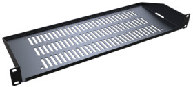 Shelf, steel, (W x H x D) 490 x 44 x 178 mm, 1 U, black, RASV190107UBK1