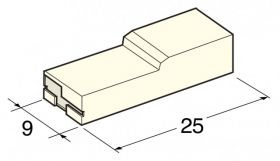 KOSTKA 44.10077 KONEKTORA BIALA