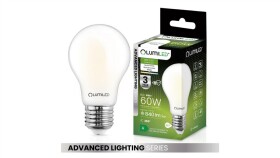 Żarówka Led E27 A60 4W 60W 840Lm 4000K Neutralna 360 Szklana Filament Als...