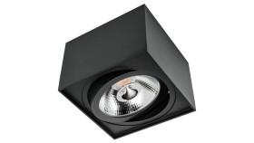 Oprawa Natynkowa Pari 1Xes111 Czarna Gu10 Sufitowa