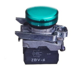 Lampka sygnalizacyjna 22mm zielona 230V AC XB4BV63