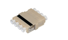 Adapter światłowodowy typ LC do LC Quad Wielomodowy HellermannTyton Connectivity